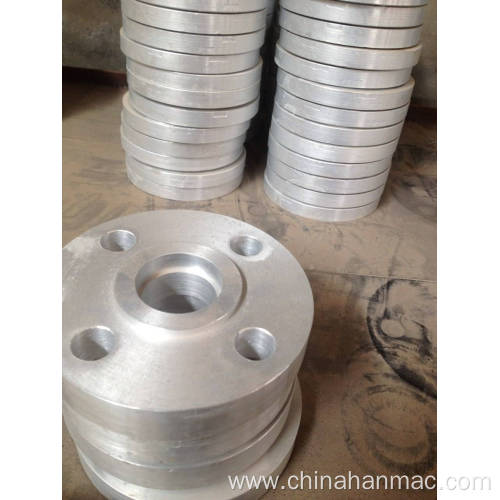 Aluminum alloy forged threaded flange